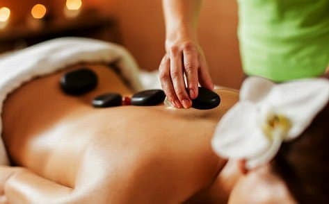Image representing hot stone massage.