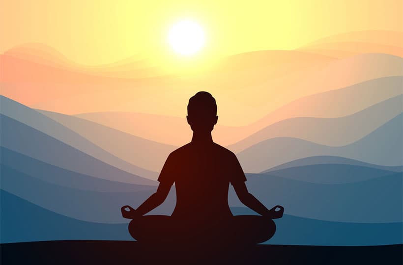Image representing yoga and meditation.